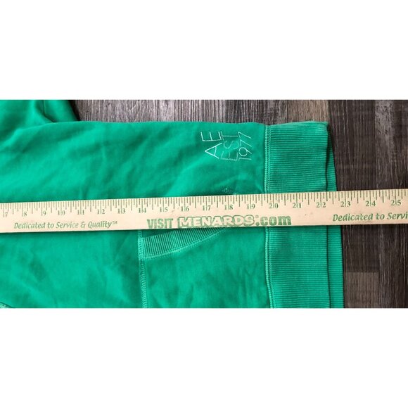 American Eagle Womens Large Green Hoodie Sweatshirt Pullover - Picture 5 of 5